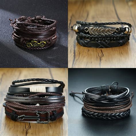 wholesale leather bracelt